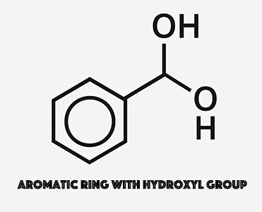 Chiral aromatic acid structure