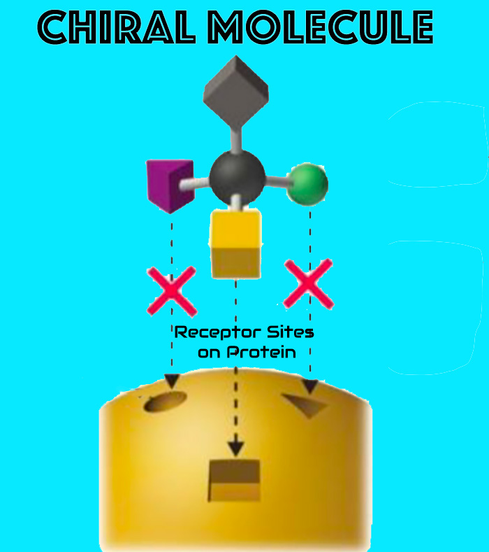 chiral molecule doesnt fit